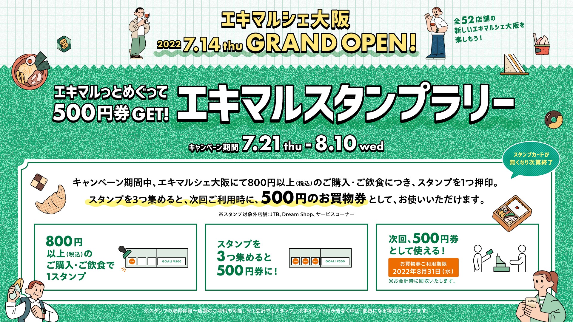 Eki marche, eki marche Osaka, Station d'Osaka, Umeda, campagne, Osaka, gourmet, déjeuner, dîner, café d'Osaka Station