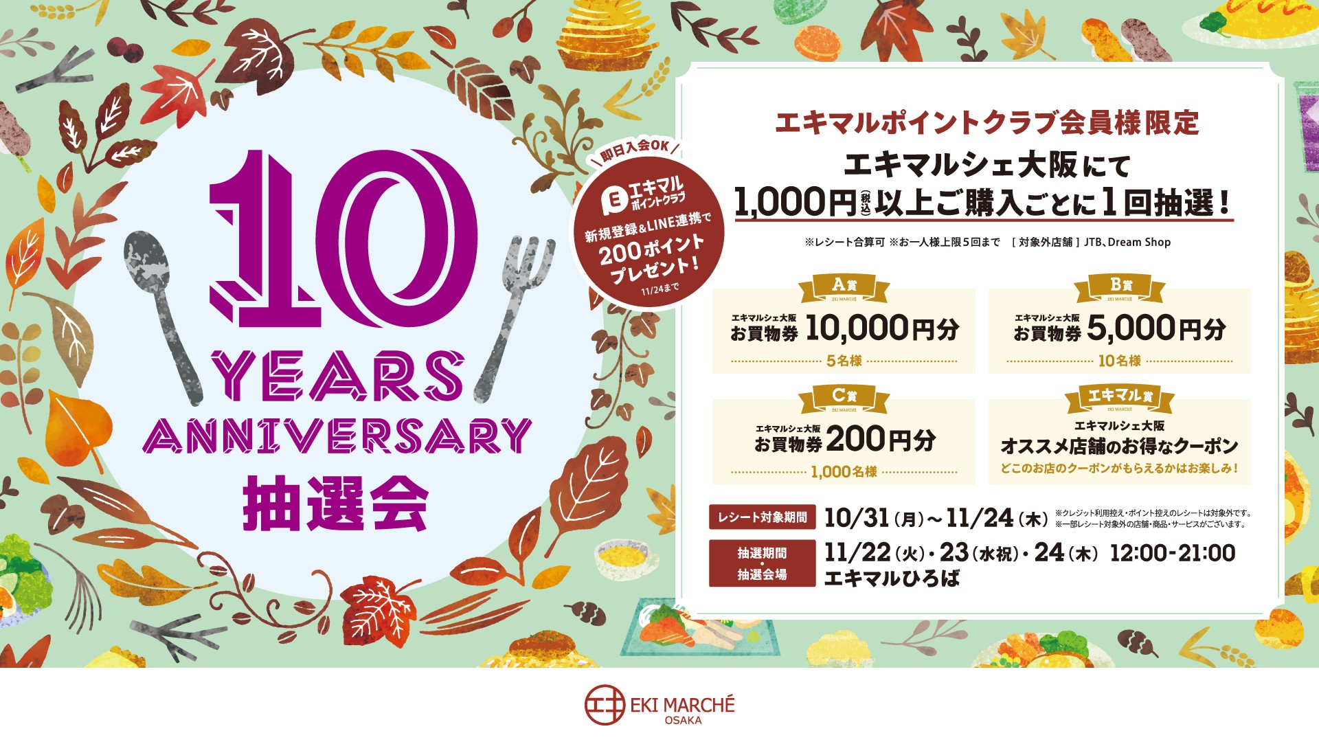 JR à l'ouest, eki marche, eki marche Osaka, couronne, magasins dans la station, Station d'Osaka, Umeda,