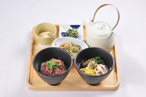 Stock de soupe chazuke moitié & moitié