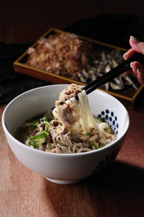 Viande udon